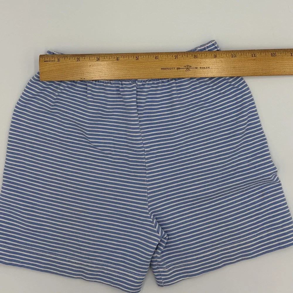 Vintage 80s Buster Brown Blue Cherries Outfit Size 5 Girls 2pc Shirt Shorts USA